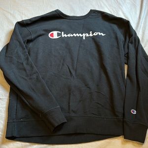 Champion Crewneck - XL - Black